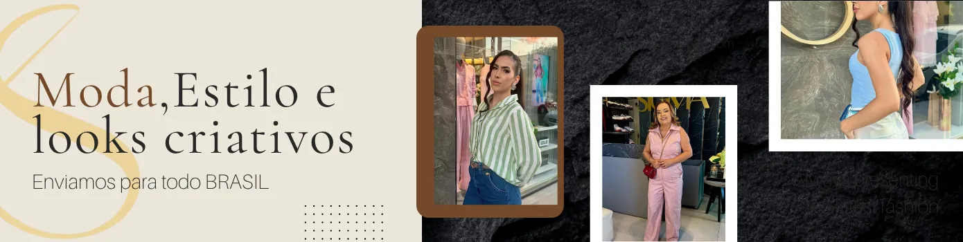 SIGMA: moda, estilo e looks criativos, enviamos para todo o Brasil